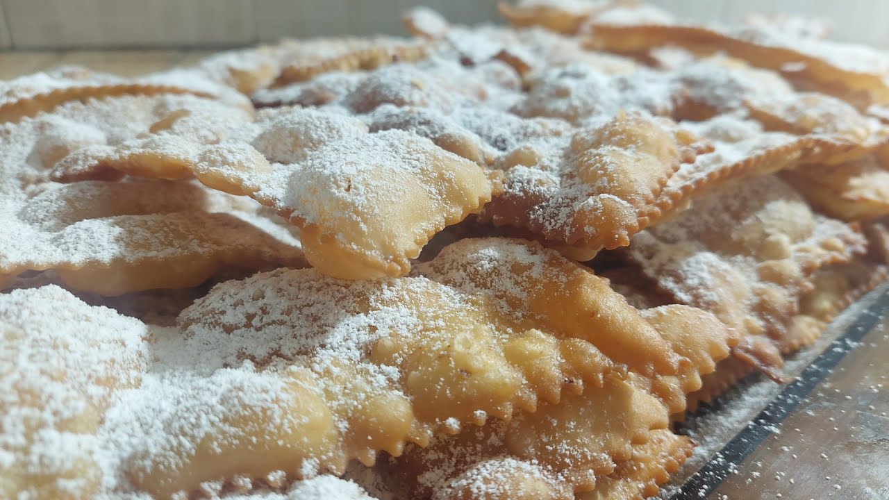 Chiacchiere FRIABILI SENZA uova, ricetta PERFETTA - CON e SENZA BIMBY