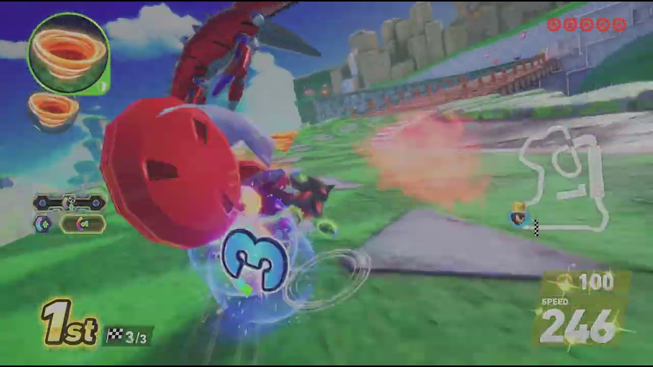 Shadow Vs Sage Sonic Racing: CrossWorlds Gamplay