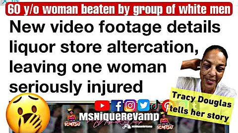 60 Y/O woman beaten by group of white men in Michi...