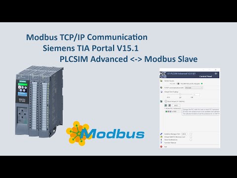 TIA V15.1 Modbus TCP/IP Communication with PLCSIM