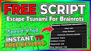 Escape Tsunami For Brainrots New Script Auto Dupe And Many More