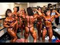 FBB Bodybuilder Christine Envall Backstage