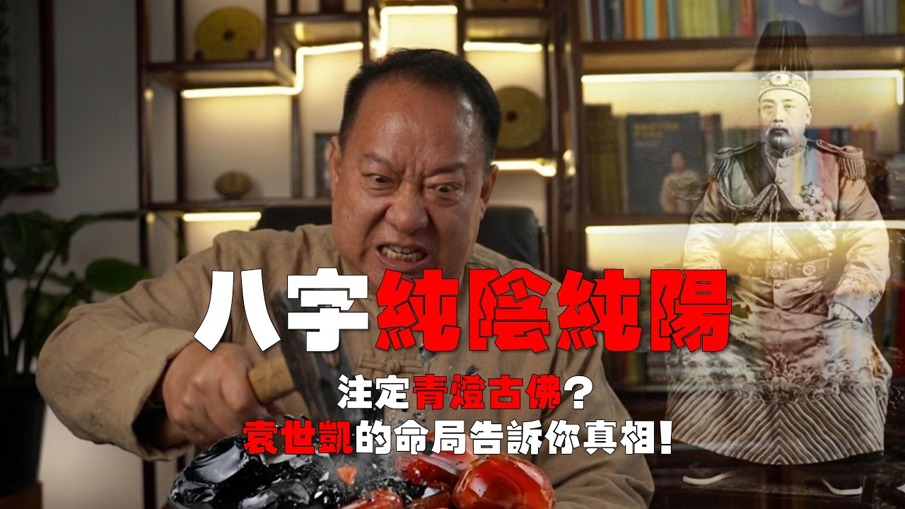 八字純陰純陽，註定青燈古佛？袁世凱的命局告訴你真相！巨志遠揭秘“陰陽雙包”：為什麼有人是絕戶命，有人卻是帝王相？