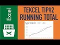 Excel Calculate &amp; Compare Running Total - TEKcel Tip#2