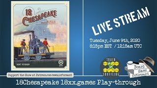 18Chesapeake - Play-through on 18xx.games with Train Shuffling