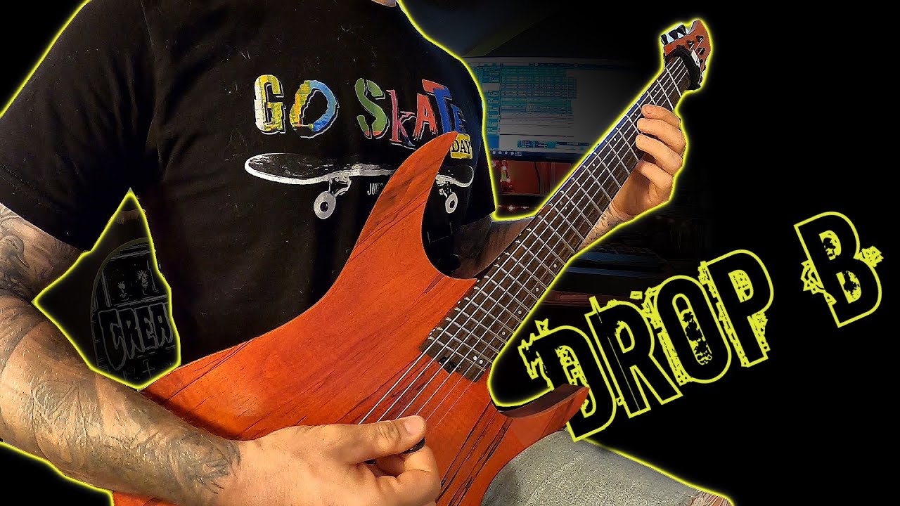 Drop B Riffs Drop B Riffs - Days Custom Guitars Volcas - YouTube