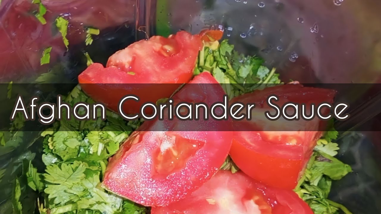 how To Make Afghan Coriander Sauce recipe Quick And Easy coriander