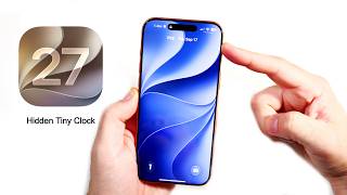 How To Use Hidden Tiny Clock on iOS 27