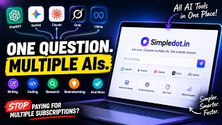 Information Stop Paying for Multiple AI Subscriptions Try Simpledot.in 🤯 Update
