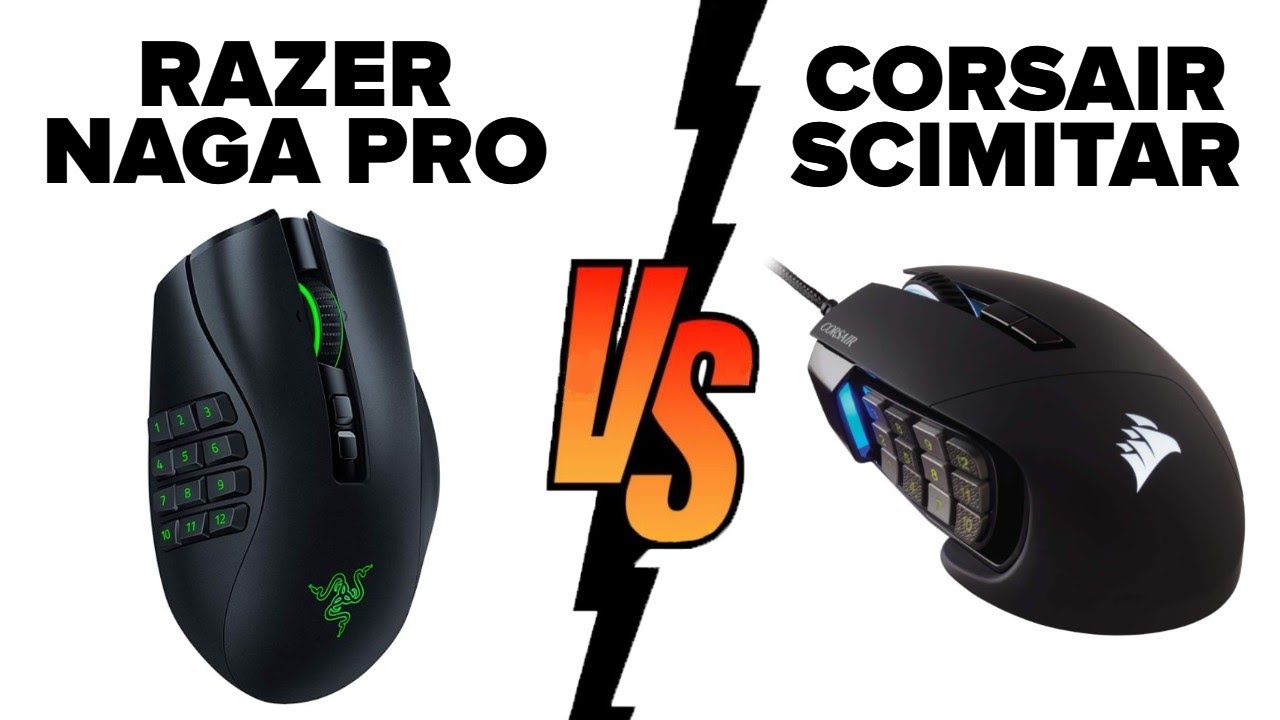 Razer Naga Pro vs Corsair SCIMITAR ELITE - Which Mouse Is Better? - YouTube