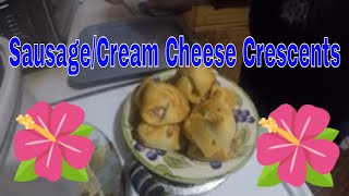 Sausage & Cream Cheese Crescents