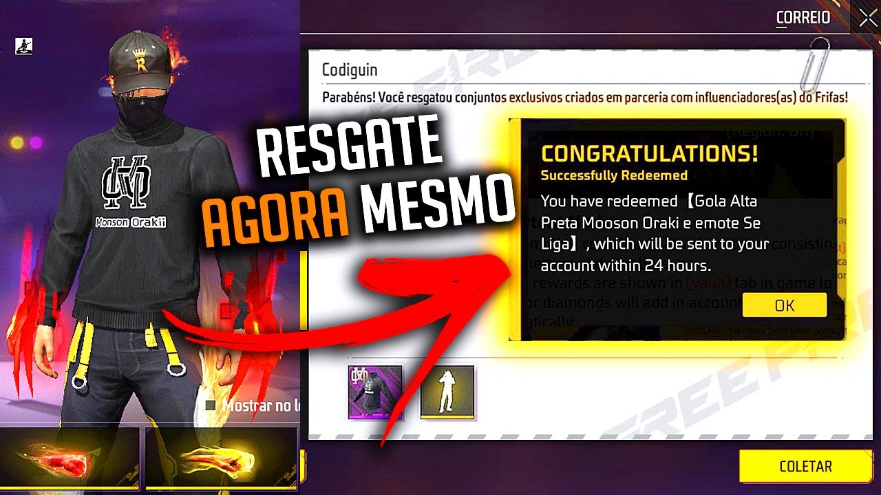 CODIGUIN FF: novo código Free Fire Gola Alta 2023; veja como resgatar no  Rewards