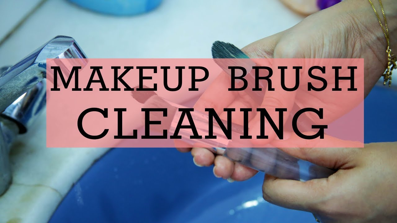 How to clean makeup brushes Makeup hacks YouTube