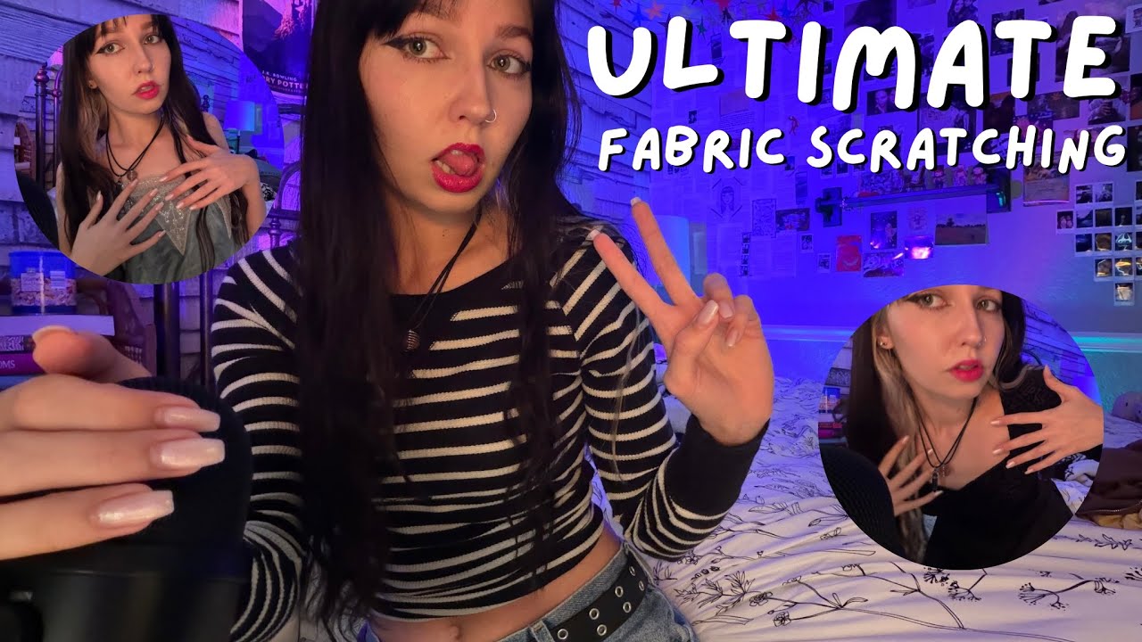 FAST AND AGGRESSIVE FABRIC SCRATCHING ASMR (Body Triggers, Different Outfits, Scratching) 