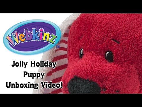 webkinz jolly holiday puppy