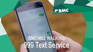 Hill Walking: 999 text service