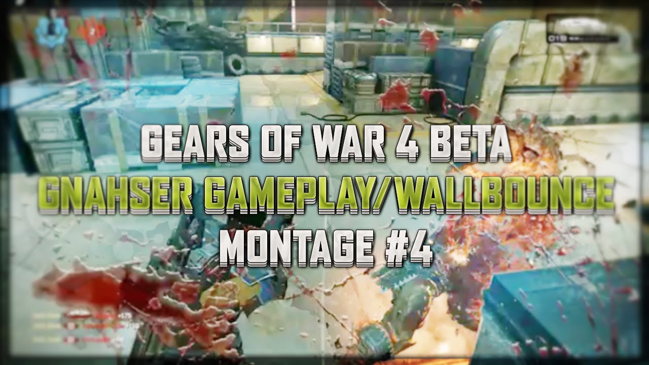 Gears of War 4 Gnasher Wallbounce Mini Montage! #4