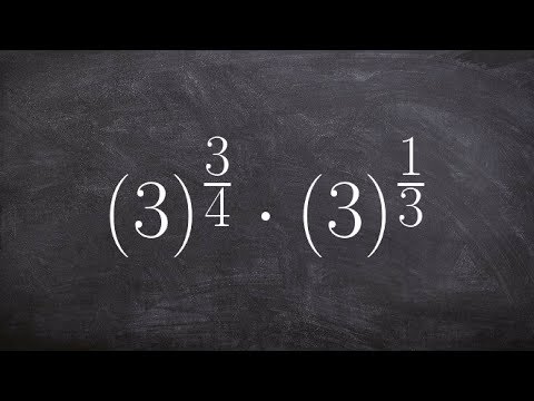 How to multiply two exponents with fractional powers