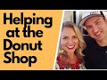 Helping jody at our donut shop  supply run