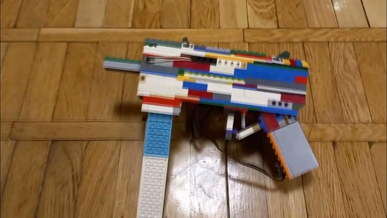 Working Lego full auto M3 Grease Gun YouTube