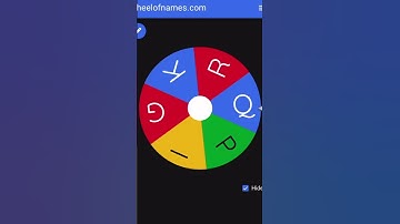 If it lands on ur initial ur out - part 21 #trending #wheelspin #luck #name #initial #elimination