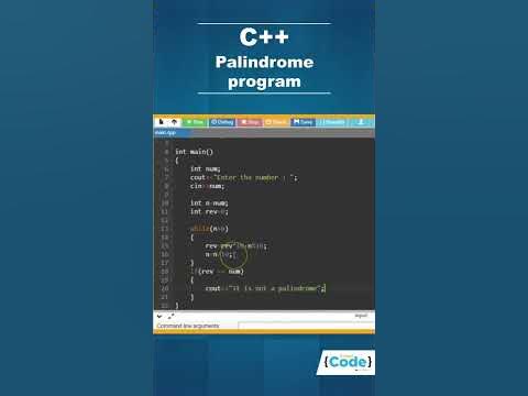 How to Write Palindrome Program in C++ | C++ Palindrome program ...
