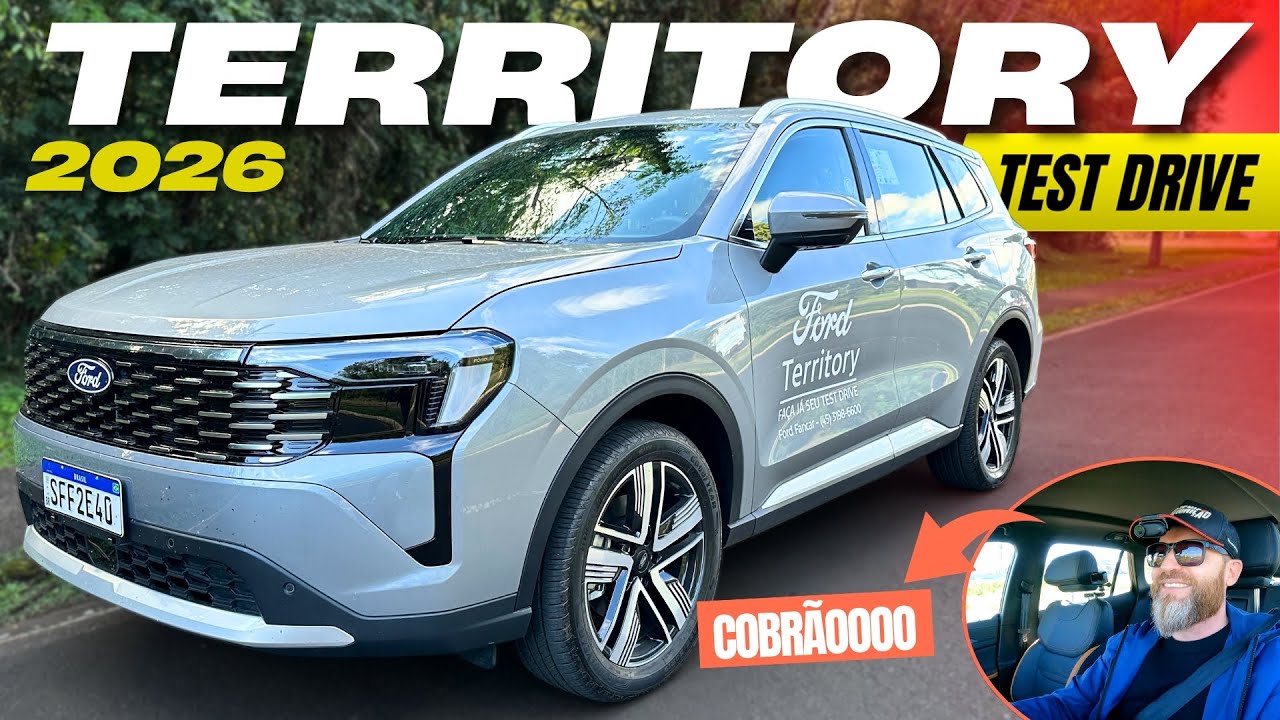 NOVO TERRITORY 2026 - Teste Dinâmico COMPLETO com Aceleração, Consumo e Conforto!