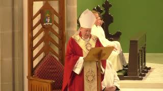 The Homily delivered from Mass by Archbishop Julian Porteous on the 29th of March, 2024