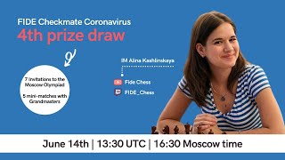Checkmate Coronavirus with Alina Kashlinskaya | Prize Draw |