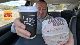 Spicy Jack’s Brekky Roll & Deluxe Hot Chocolate