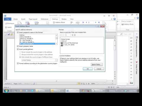 How Do You Insert an Address Book in Microsoft Word? : Tips for Microsoft Office & Windows