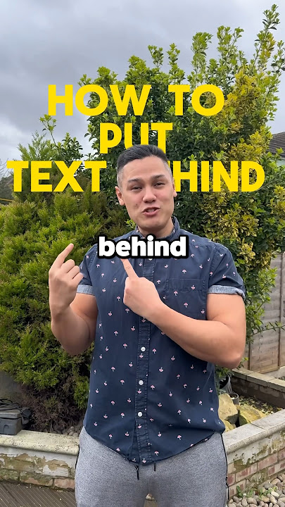 🎬 How to Make Text Appear Behind You in Videos! 📱💥 #capcut #capcuttips #kaicreative