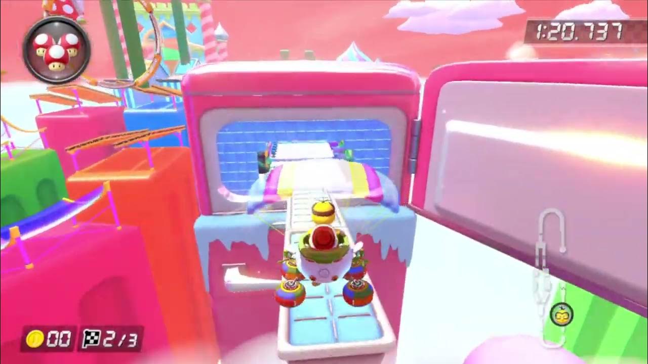 Mario Kart 8 Deluxe SkyHigh Sundae [BUT YOU CAN ONLY GLIDE] YouTube