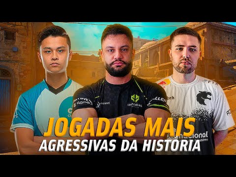 TOP 30 Jogadas mais agressivas da história do CS:GO -  Melhores jogadas (Fer, art, stewie2k...)