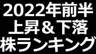 2022年前半、一番損した株＆利益出た株など