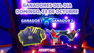 GANADOR DEL SORTEO DEL DÍA DOMINGO 23 DE OCTUBRE EN ADOPT ME