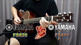 Yamahafs850 Vs Fs820 Guitars Sound Comparison Demo