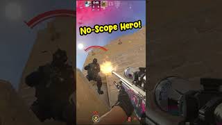 AWP + No-Scope = Instant Legend! 🏆😂 #shorts #cs2 #cs2clips #cs2funnyclips