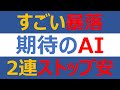 2連ストップ安ですごい下げた期待のAI銘柄