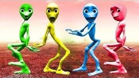 Chombo dancing alien dance dame tu cosita song original full hd video
