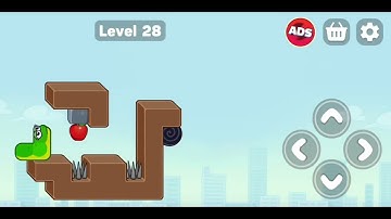Snake Puzzle Slither to Eat Level 28 Gameplay Walkthrough