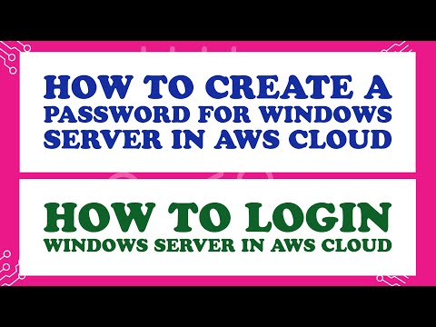 how to create a password for windows server ? how to login windows server? #cloudcomputing #aws