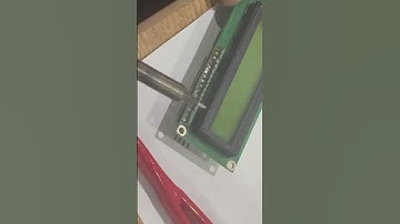 How to Connect I2C Module to 16x2 LCD with Soldering Iron | a Guide for Beginners  #arduino #diy