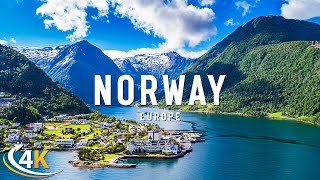 Norway 4K Amazing Aerial Film - Calming Piano Music - Amazing Nature