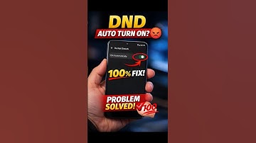 How to Stop Do Not Disturb Auto Turn On Android #shorts #viralshorts