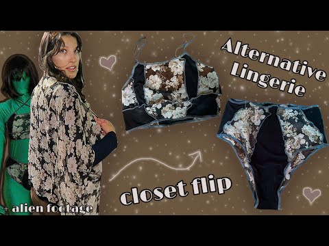 Making my own lingerie/underwear for FREE and in ONE DAY - Closet Flip 
