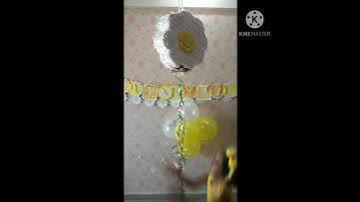 Daisy theme pull string pinata