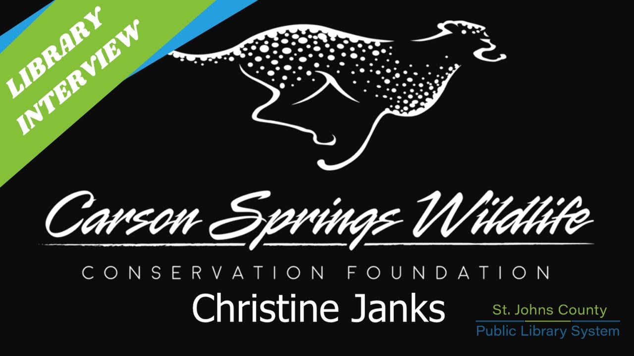 SJCPLS Online Event: Library Interview, Carson Springs Wildlife Conservation Foundation - 09/25/2020