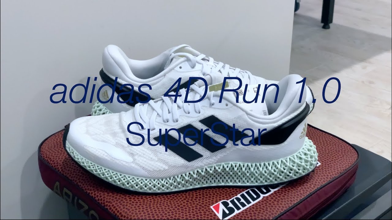 adidas 4d run 1.0 white black