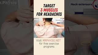 Massage these neck muscles to relieve headache and neck pain